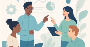 職場での生産性向上のためのチームコラボレーション技術