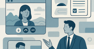 デジタル時代の採用プロセス：効果的なオンライン面接の技術