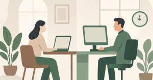 リモートワークとオフィス勤務のハイブリッドモデル：効果的な運用方法