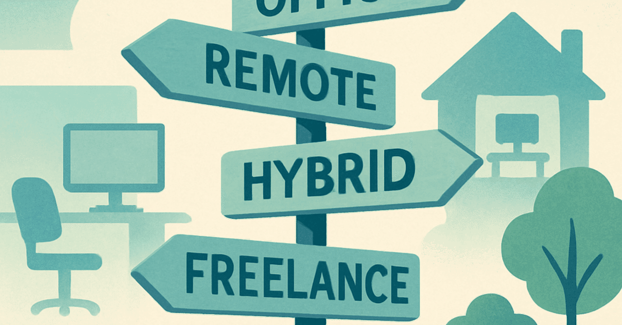 キャリアパスを見直す：柔軟な働き方の選択肢