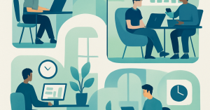 職場の生産性向上に向けた新しい働き方：フレックス制度の導入