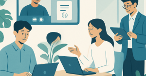 職場の生産性向上に向けた新しい働き方の導入