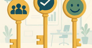 職場のコミュニケーションを強化するための3つの鍵