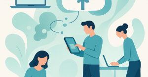 未来の職場：デジタルツールと柔軟な働き方の融合