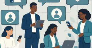 SNSを活用した職場コミュニケーションの革新