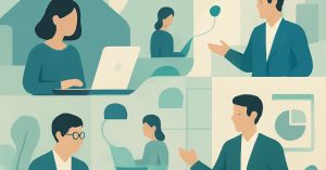 ハイブリッドワーク環境の最適化：新しいHR戦略の構築