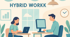 2025年の職場環境革命：ハイブリッドモデルの成功要因