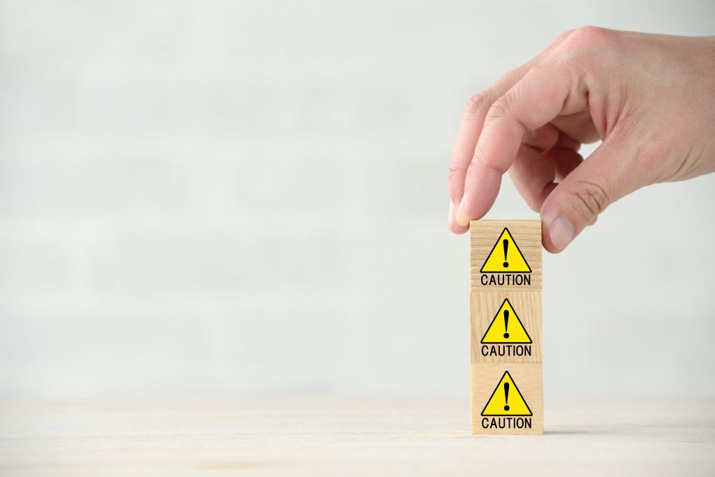 危険度・警戒度の増加イメージ